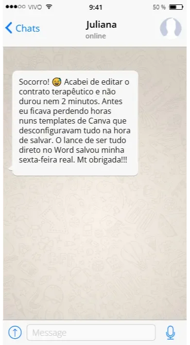 Depoimento Juliana