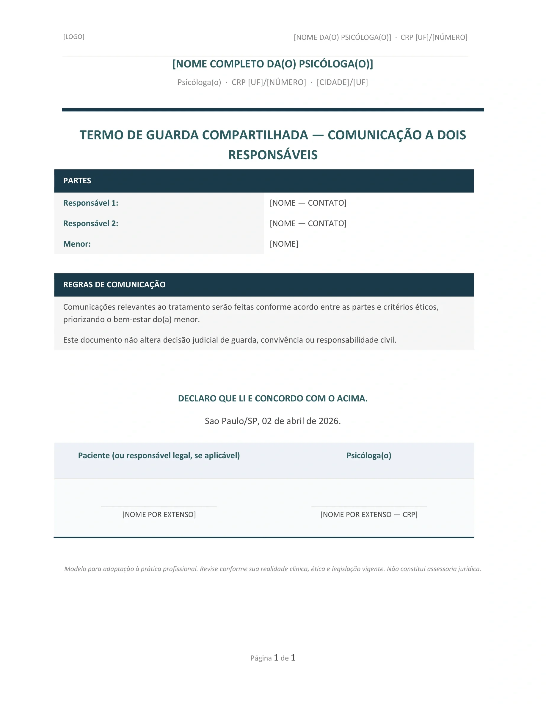 Guarda Compartilhada